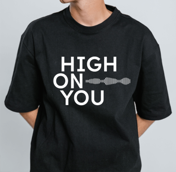 T-Shirt | "Logo quadrat" (HIGH ON YOU)